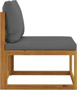 Decoways - 7-delige Loungeset Met Kussens Massief Acaciahout -Tuin- En Buitenwinkels 1029x1200