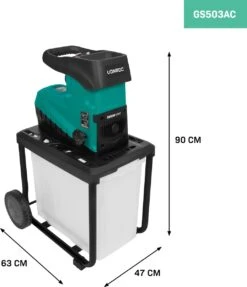 VONROC Stille Hakselaar/Shredder 2800W – Voor Takken Tot Ø45mm – Incl. 60L Opvangbak & Duwstok 11 VONROC Stille Hakselaar/Shredder 2800W – Voor Takken Tot Ø45mm – Incl. 60L Opvangbak & Duwstok -Tuin- En Buitenwinkels 1034x1200