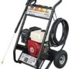 Powertech Professionele Hogedrukreiniger Op Benzine - 6.5 PK - 3600 PSI - 220 Bar - Hogedrukreiniger Auto - Terrasreiniger - Oppervlaktereiniger - Autoreiniger - Zwembadreiniger - 5 Snelkoppelstukken- Zwart / Rood -Tuin- En Buitenwinkels 1039x1200