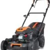 FUXTEC Grasmaaier Benzine - 51cm - 4-takt - 170cc - Zelfrijdend / Zelftrekkend /achterwielaandrijving - Mulchfunctie - Opvangbak 60L - FX-RM5170 -Tuin- En Buitenwinkels 1045x1200 1