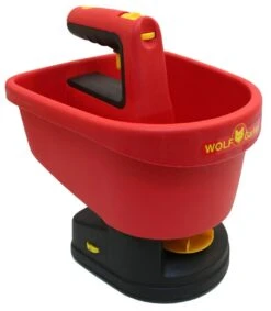 WOLF-Garten Universele Handstrooier WE-B - Strooibreedte Instelbaar 0.5 M-2.5m - Batterij Aandrijving - Inhoud 3 Liter -Tuin- En Buitenwinkels 1046x1200 2