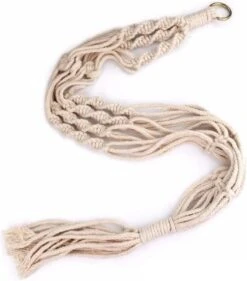 Merkloos Plantenhanger Macramé - Luxe Gevlochten Touw Katoen - 2 Stuks - Plantenpot Ophangen -Tuin- En Buitenwinkels 1056x1200 4