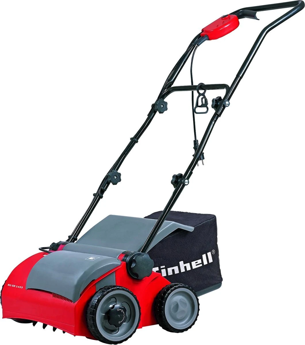 Einhell Verticuteerder En Beluchter RG-SA 1433 (1400 W - 33 Cm Werkbreedte - 3-voudige Hoogteverstelling - 28 L - Aanbevolen Voor Oppervlaktes Tot 400 M²) 3 Einhell Verticuteerder En Beluchter RG-SA 1433 (1400 W - 33 Cm Werkbreedte - 3-voudige Hoogteverstelling - 28 L - Aanbevolen Voor Oppervlaktes Tot 400 M²)