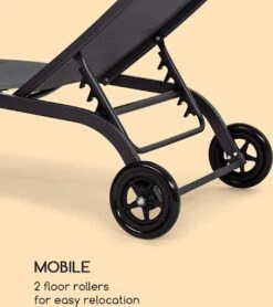 Blumfeldt Limala Tuinstoel - Ligstoel - Relaxstoel - Rugleuning In 6 Standen Verstelbaar - 2 Vielen - Draagkracht: Max. 150 Kg -Tuin- En Buitenwinkels 1068x1200