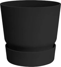 Elho Greenville Rond 30 - Grote Bloempot Voor Buiten - Gemaakt Van Gereycled Plastic - Ø 29.5 X H 27.8 Cm - Living Black -Tuin- En Buitenwinkels 1089x1200 1