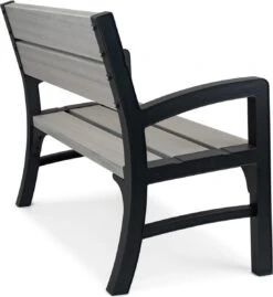 Keter Montero Tuinbank – 2-personen - 120x61x91cm - Grafiet -Tuin- En Buitenwinkels 1103x1200