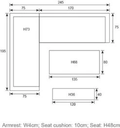 Blakes Lounge Diningset - 4 Delig - Donker Grijs -Tuin- En Buitenwinkels 1132x1200 2