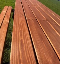 Goedkopepicknicktafels.nl | Zwart Bruine XL Picknicktafel Bruno | Tuintafel 6 Persoons | Bruin Zwart Gespoten Gedroogd Grenen Hout! -Tuin- En Buitenwinkels 1136x1200