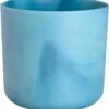 Elho The Ocean Collection Round 22cm - Bloempot Voor Binnen - 100% Gerecycled Materiaal - Gemaakt Met Zeeafval - Ø 22.3 X H 20.4 Cm - Atlantisch Blauw -Tuin- En Buitenwinkels 1138x1200 2