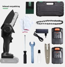 Mardin Mini Kettingzaag - Snoeizaag - Kettingzaag - Kettingzaag Electrisch Met 2 Accu - Inclusief Koffer - 1 Extra Accu - Zwart 20 Mardin Mini Kettingzaag - Snoeizaag - Kettingzaag - Kettingzaag Electrisch Met 2 Accu - Inclusief Koffer - 1 Extra Accu - Zwart -Tuin- En Buitenwinkels 1151x1200 1