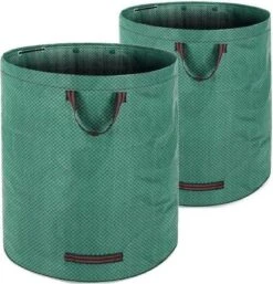Gardebruk Tuinafvalzak - 2 Stuks 280L – 77x67cm/Opvouwbaar - Groen -Tuin- En Buitenwinkels 1155x1200