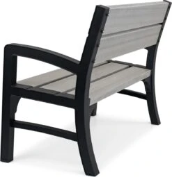 Keter Montero Tuinbank – 2-personen - 120x61x91cm - Grafiet -Tuin- En Buitenwinkels 1161x1200