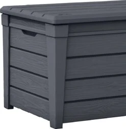 Keter Brightwood Opbergbox - 455L - 145x69,7x60,3 Cm - Grafiet -Tuin- En Buitenwinkels 1172x1200