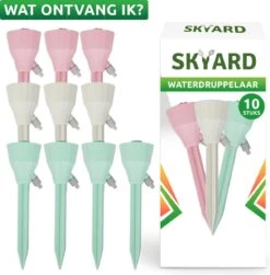SKYARD® Waterdruppelaar Set Van 10 – Watergeefsysteem Geschikt Binnen (Kamerplanten) En Buiten – Bewateringssysteem Met Instelbare Druppelsnelheid - Irrigatiesysteem - Planten Watergever - Waterbol -Tuin- En Buitenwinkels 1179x1200 3