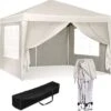 Waterdichte Partytent 3x3 Meter Opvouwbaar Met Zijwanden- Paviljoen Met Zijpanelen - Easy Up - Pop-up Tent Met Haringen, Touw En Anti Slip Poten -Tuin- En Buitenwinkels 1183x1200 2