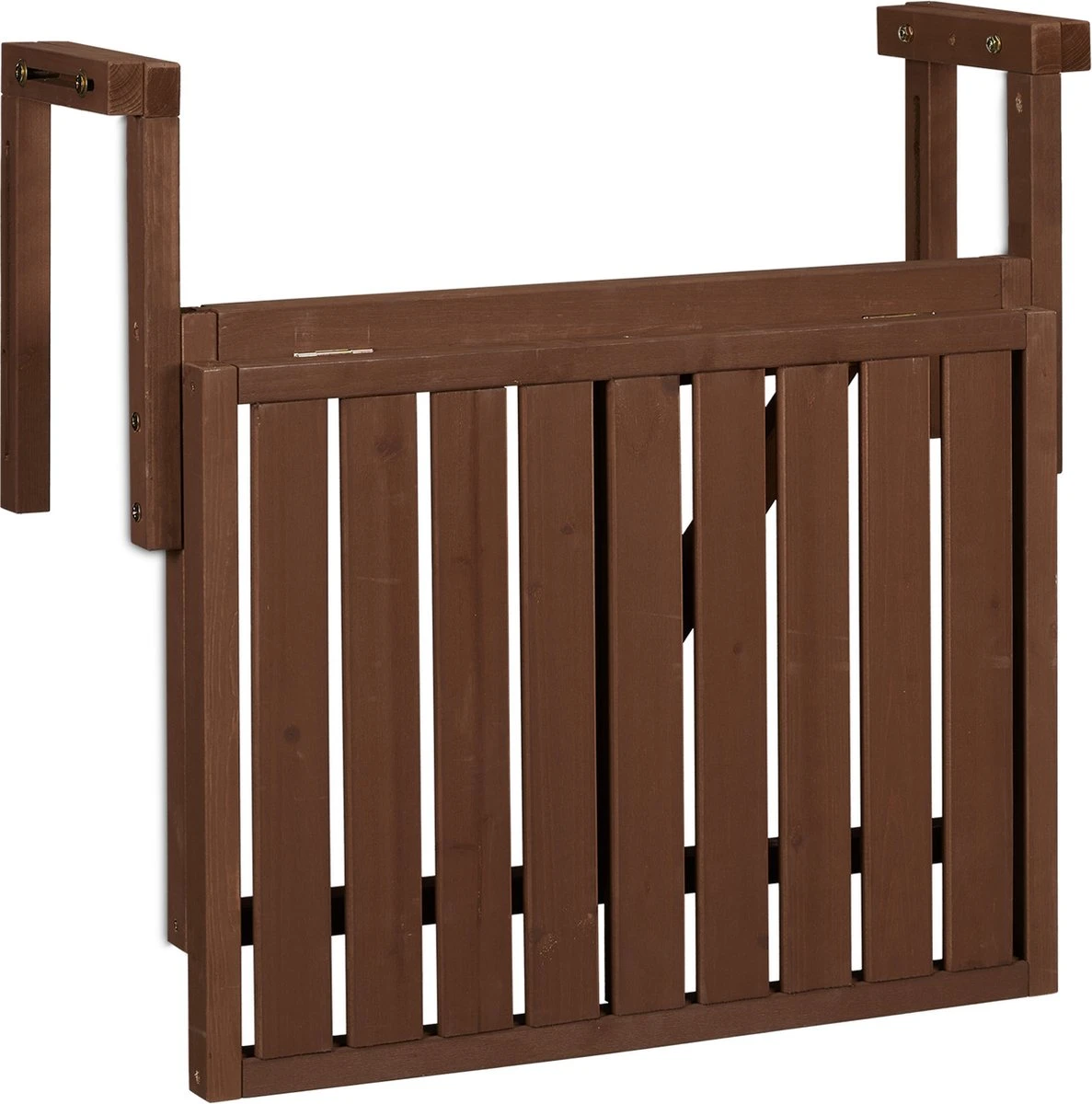 Relaxdays Balkontafel Inklapbaar - Klaptafel Balkon - Tafel Reling - Hangtafel Hout 9 Relaxdays Balkontafel Inklapbaar - Klaptafel Balkon - Tafel Reling - Hangtafel Hout - Afbeelding 7