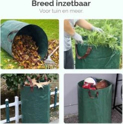 Goliving Tuinafvalzak - Set Van 2- Tuinafvalzakken Opvouwbaar - Tuinzak - Tuinafvalemmer - 2x 280 Liter - Groen -Tuin- En Buitenwinkels 1189x1200 1