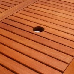 Merkloos Tuintafel Acaciahout - 160x85x75cm - FSC-gecertificeerd -Tuin- En Buitenwinkels 1198x1200 3