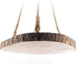 Merkloos Plantenhanger Boomstam Schijf | 30-35cm | Handgemaakt | Planten-houder / Hang-plant | Planten Accessoires | Decoratie Houten Hang Plank | -Tuin- En Buitenwinkels 1200x1007 3