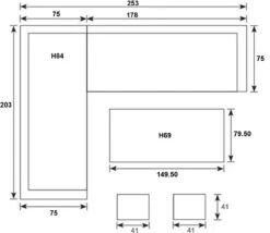 Merkloos Rivièra | Loungeset Hoekset Dining Set Tuinset | Wicker | Hoekbank, Hoge Tuintafel, 2 Hockers | 6 Zitplaatsen -Tuin- En Buitenwinkels 1200x1040 1