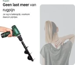 MaatWorkz - Grondboor - 25 CM - Boormachine - Bollenplanter - Moestuin - Palenboor - Boor - Tuin -Tuin- En Buitenwinkels 1200x1045 2