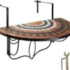 Tectake - Balkontafel Mozaïek Klapbaar - 402774 1 Tectake - Balkontafel Mozaïek Klapbaar - 402774 -Tuin- En Buitenwinkels 1200x1060