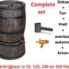 Exellent Regenton Met Voet, Houtlook, 120 Liter, Incl. Regenton Vulautomaat En Kraan 2 Exellent Regenton Met Voet, Houtlook, 120 Liter, Incl. Regenton Vulautomaat En Kraan -Tuin- En Buitenwinkels 1200x1060 5
