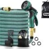 IBright Extra Sterke Uitrekbare Tuinslang - Flexibel - 15 Meter - Inclusief Opbergtas ,Sproeier ,Koppelstuk En Ophanghaak - Groen -Tuin- En Buitenwinkels 1200x1065 2