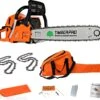 TIMBERPRO - Kettingzaag – Benzine - 62 Cc - Zwaardlengte 50 Cm - Transportzak - 2e Ketting