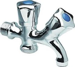 Dubbele Tapkraan Bonfix - 1/2" Muuraansluiting - 3/4" Onderaansluiting -Tuin- En Buitenwinkels 1200x1073 2