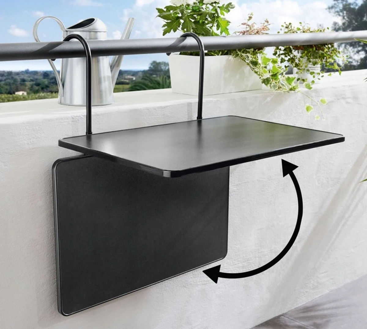 Merkloos Balkontafel Inklapbaar – Zwart – 40 X 60 X 70 Cm – Hout Balkontafeltje Hangend Balkonbar Balkontafels Opklapbaar Hangtafel – Ophangbaar Voor Aan Het Balkon – Vouwtafel Wandtafel Inklapbare Tafel – Bijzettafel – Buiten Tafeltje Klaptafel 3 Merkloos Balkontafel Inklapbaar – Zwart – 40 X 60 X 70 Cm – Hout Balkontafeltje Hangend Balkonbar Balkontafels Opklapbaar Hangtafel – Ophangbaar Voor Aan Het Balkon – Vouwtafel Wandtafel Inklapbare Tafel – Bijzettafel – Buiten Tafeltje Klaptafel