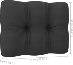 Decoways - 6-delige Loungeset Met Kussens Massief Grenenhout Wit -Tuin- En Buitenwinkels 1200x1080