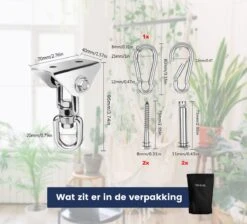 Plafondhaak - Ophangen Bokszak, Schommel En Hangstoel - Ophangsysteem - Ophanghaak - Plafondbeugel - RVS – 500kg Tilgewicht -Tuin- En Buitenwinkels 1200x1087 2