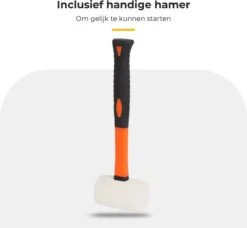 Maatworkz - Houtklover + Hamer - Houtsplijter - Houtkliever - Houtklover Voor Aanmaakhout - Gietijzer - Zwart -Tuin- En Buitenwinkels 1200x1110