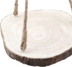 Merkloos Plantenhanger Boomstam Schijf | 30-35cm | Handgemaakt | Planten-houder / Hang-plant | Planten Accessoires | Decoratie Houten Hang Plank | -Tuin- En Buitenwinkels 1200x1132 6