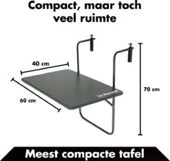 Balkontafel Inklapbaar – Zwart – 60 X 60 X 70 Cm – Hout Balkontafeltje Hangend Balkonbar Balkontafels Opklapbaar Hangtafel Balcony Table – Ophangbaar Voor Aan Het Balkon – Vouwtafel Wandtafel Inklapbare Tafel – Bijzettafel – Buiten Tafeltje Klaptafel -Tuin- En Buitenwinkels 1200x1136 1