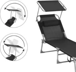 Ligstoel Met Hoofdsteun En Zon Bescherming Verstelbare Rugleuning Inklapbaar Donker Grijs Ligbed Tuin 14 Ligstoel Met Hoofdsteun En Zon Bescherming Verstelbare Rugleuning Inklapbaar Donker Grijs Ligbed Tuin -Tuin- En Buitenwinkels 1200x1137 1