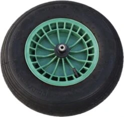 FORT 2PLy Kruiwagenwiel 400x100mm, Kunststof Velg, Kleur Groen, Luchtband -Tuin- En Buitenwinkels 1200x1138 4