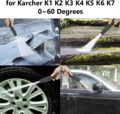 Merkloos 140 Bar Hogedrukspuitlans - Hogedrukreiniger Kärcher-opzetstuk - Verstelbare Sproeikop Voor Karcher Hogedrukreiniger - Accessoire Voor Karcher K1 K2 K3 K4 K5 K6 K7 -Tuin- En Buitenwinkels 1200x1140 1
