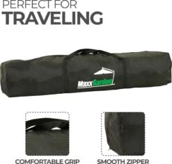 MaxxGarden Easy-up Partytent - 3x3m - Standaard - Waterdicht - Opvouwbaar - Inclusief Draagtas - Antraciet -Tuin- En Buitenwinkels 1200x1146