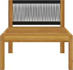 Decoways - 5-delige Loungeset Met Kussens Massief Acaciahout Crèmekleurig -Tuin- En Buitenwinkels 1200x1152 4