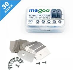 Mesjes Voor Husqvarna Automower - Reservemessen Voor Gardena Robotmaaier - 30st - RVS - Plastic Box - Megoo® -Tuin- En Buitenwinkels 1200x1155 2