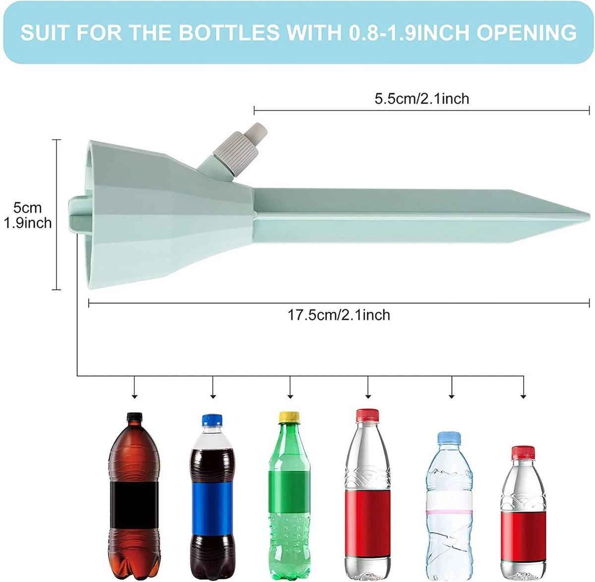 BOTC Waterdruppelaar Set Van 6 Stuks Voor Planten - Watergeefsysteem 11 BOTC Waterdruppelaar Set Van 6 Stuks Voor Planten - Watergeefsysteem - Afbeelding 9