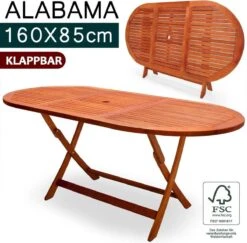 Merkloos Tuintafel Acaciahout - 160x85x75cm - FSC-gecertificeerd -Tuin- En Buitenwinkels 1200x1180 1