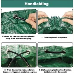 Tuin Afvalzakken - 2 Stuks - Opvouwbare Afvalzak - Tuin Afvalzak - Bladzakken - Waterstotend Tuinafvalzak - 270L -Tuin- En Buitenwinkels 1200x1186 2