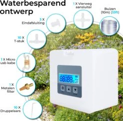 Automatisch Bewateringssysteem Voor Kamerplanten Met Pomp – Waterdruppelaar – Watergeefsysteem– Planten Watergever -Tuin- En Buitenwinkels 1200x1186 4