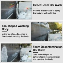 Merkloos Drillpro Elektrische Accu - Hogedrukreiniger - 30Bar - Multifunctioneel Mondstuk - Draagbaar Oplaadbaar Snoerloos - Zwart -Tuin- En Buitenwinkels 1200x1191 5