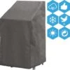 Weersbestendige Beschermhoes Stoel (4 Tot 6 Stapelstoelen) | 66 X 95 X 133/93 Cm (L) | Premium | Waterproof | TÜV Rheinland Gecertificeerd | Hoes Voor Tuin | Waterdicht | Solution Dyed (verkleuring Onmogelijk) | Grijs / Antraciet -Tuin- En Buitenwinkels 1200x1192 1