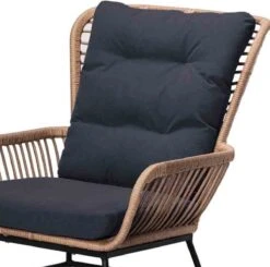 BUITEN Living Dex Wicker Loungestoel Tuin | Wicker + Aluminium | Bamboe Antraciet -Tuin- En Buitenwinkels 1200x1192 2