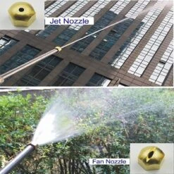 Merkloos Hogedruk-waterjet-Waterspuit-tuinslang | Spuitpistool Aansluiting Op Tuinslang | Hogedruk Waterpistool, Bevestiging Voor Tuinsproeier- Auto Wassen- Terras/tuin Reiniger -Tuin- En Buitenwinkels 1200x1200 1072